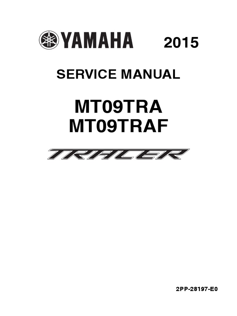 2015 MT 09 TRACER Service Manual | PDF | Anti Lock Braking System