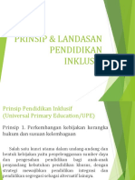 Pertemuan 3. Prinsip Dan Landasan Pendidikan Inklusif