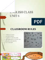 English Classroom Rules and Animal Adjectives