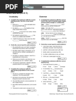 OET B1 Progress Tests Answer Key | PDF