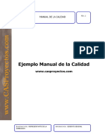 Ejemplo Manual de La Calidad - PDF