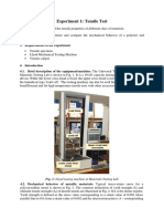 Tensile test mechanical properties