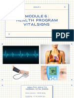 Group 5 Vital Signs