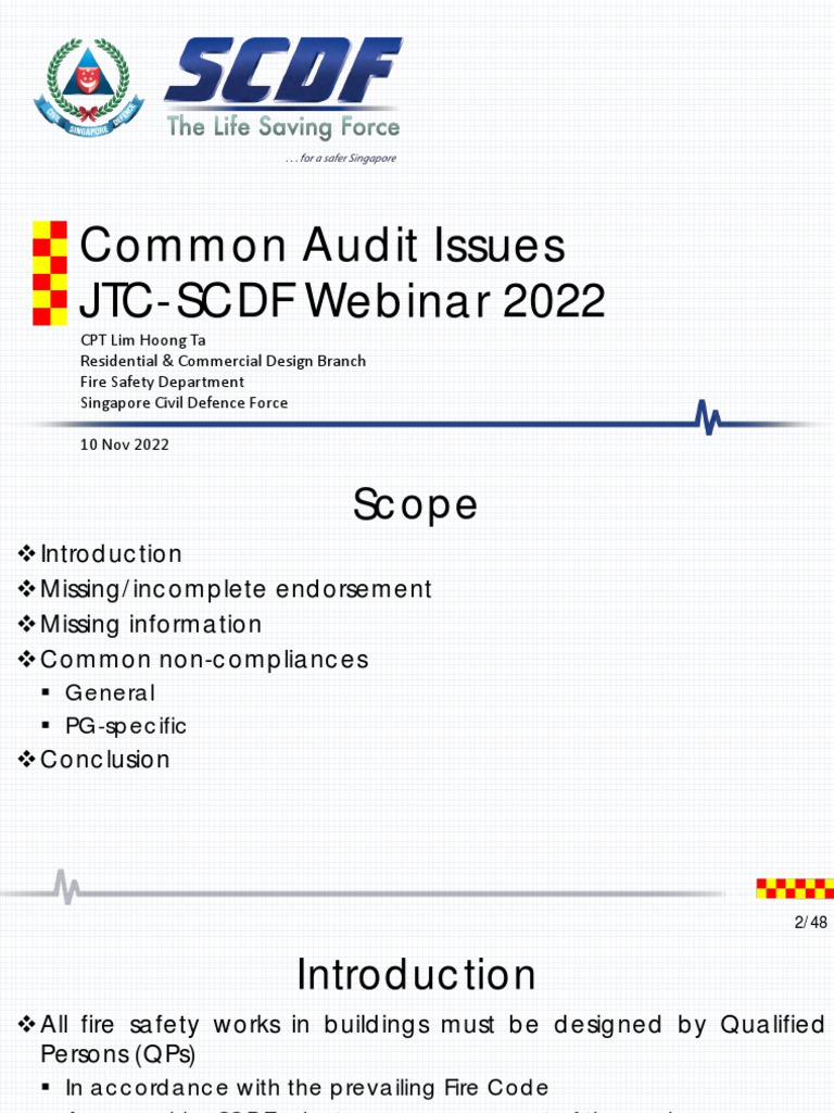 Common SCDF Audit Issues Explained | PDF | Stairs | Bathroom