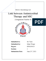 Link Between MIC and Antimicrobial Therapy