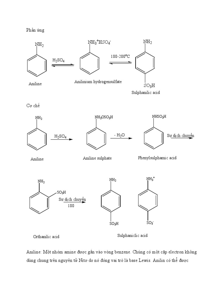 Aniline Ra Acid Sulfanilic | PDF