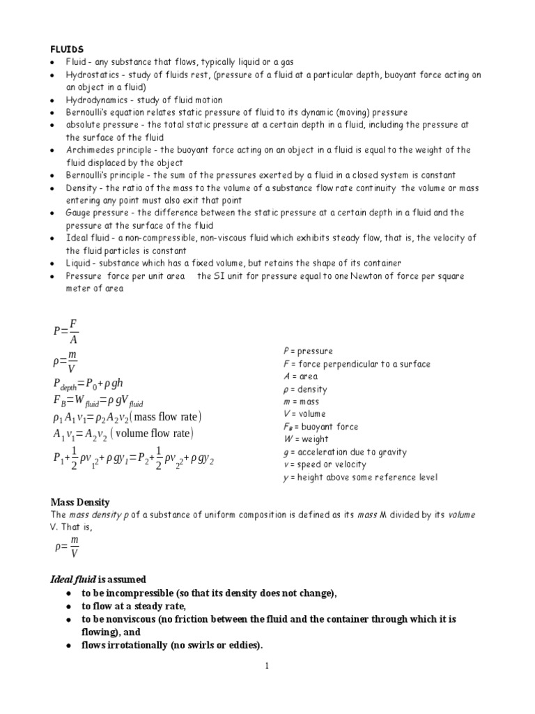 11 FluidsShortened Version Download Free PDF Buoyancy Pressure