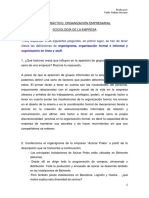 CASO PRÁCTICO. Organigrama Pablo Godino Serrano