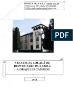 2014 Strategia Locala de Dezvoltare Durabila a Orasului Cimpeni 2014