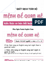 BÍ KÍP SỬ DỤNG MĐQH - TIẾNG ANH CÔ NGÂN PANDA