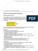 3núcleos de Aprendizajes Prioritarios