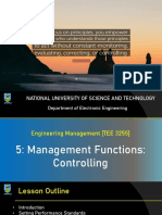 Engineering Management 5 - Controlling