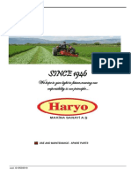 Haryo Use and Maintenance