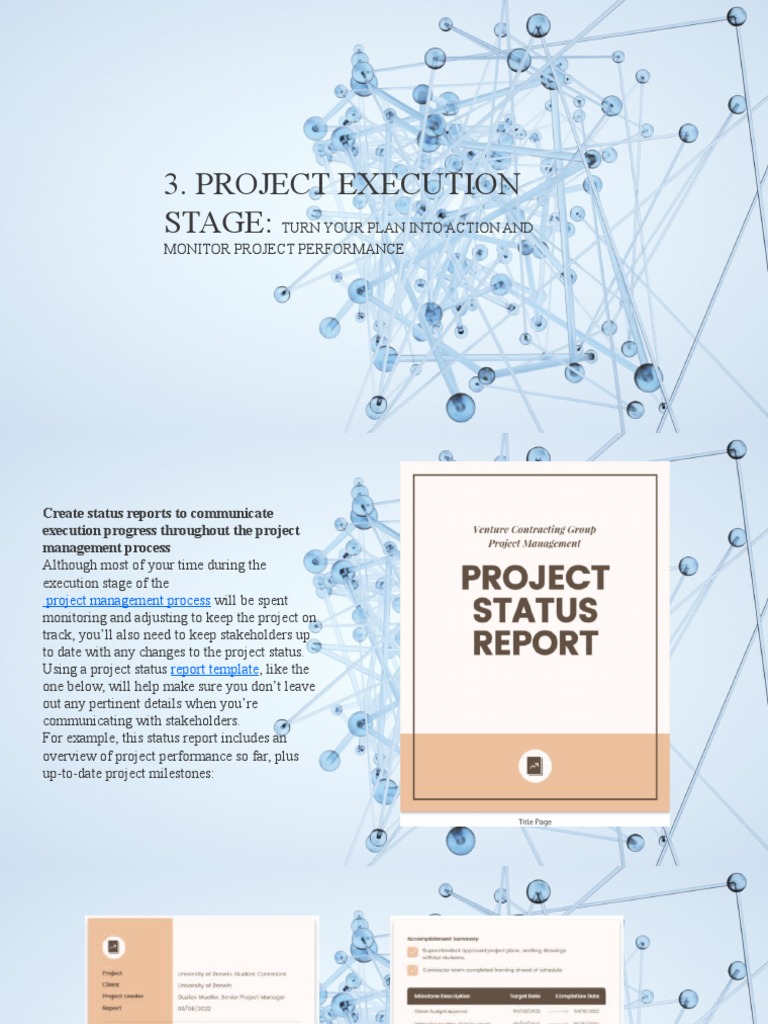 Ce168 Project Execution Stage | PDF