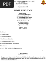 Ppt-Smart Blind Stick 3RD Review - (Batch D4)