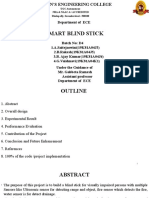 Ppt-Smart Blind Stick 3RD Review - (Batch D4)