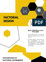 IV. Factorial Design