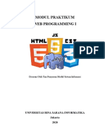 Modul Web Programming I 2