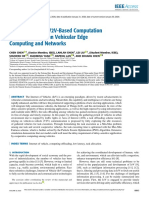 Delay-Optimized V2V-Based Computation Offloading in Urban Vehicular Edge Computing and Networks