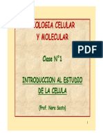 Introducción a la biología celular y molecular: estructura y función de la célula