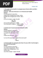 NCERT Solutions Class 7 Maths Chapter 11 Perimeter and Area