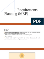 MRP Material Requirements Planning