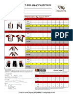 CoeBRAI Apparel Order Form 2011 2nd Round