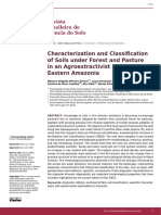 Characterization and Classification of Soils Under Forest and Pasture in An Agroextra