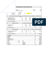 Detailed Unit Price Analysis: Factor
