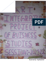 Art Integrated Project Business Studies