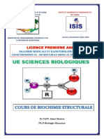 Cours de Biochimie Structurale1