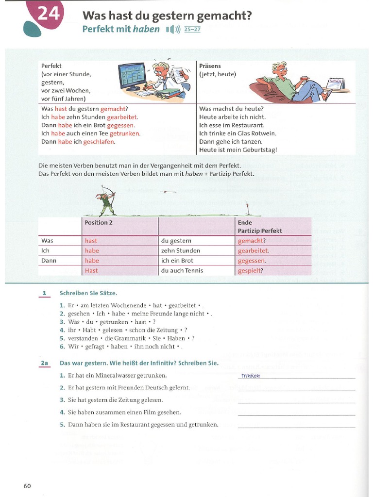 Perfekt Grammatik Aktiv A1B1 PDF