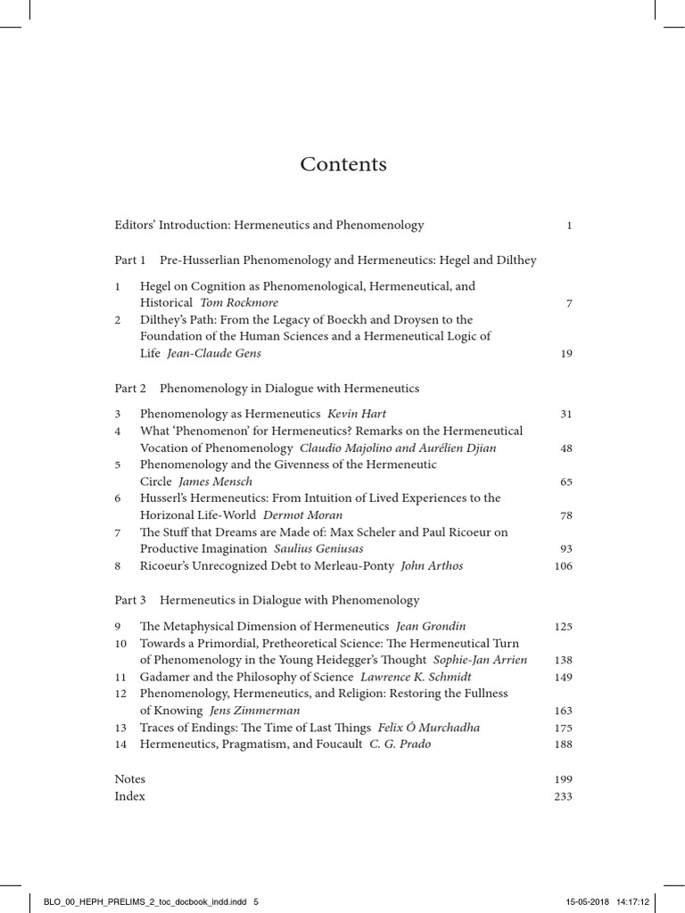 Navigating the Relationship Between Hermeneutics and Phenomenology