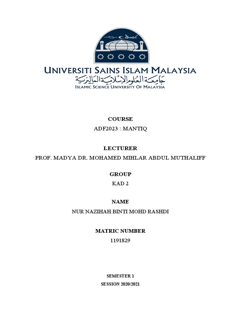 Book Review Mantiq Pdf Logic Epistemology