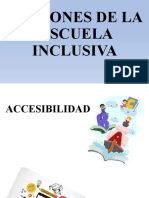 Acciones de La Escuela Inclusiva