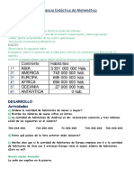 S. D. Matematica 7° Numeración