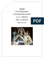 Acto de Virgen Invitacion