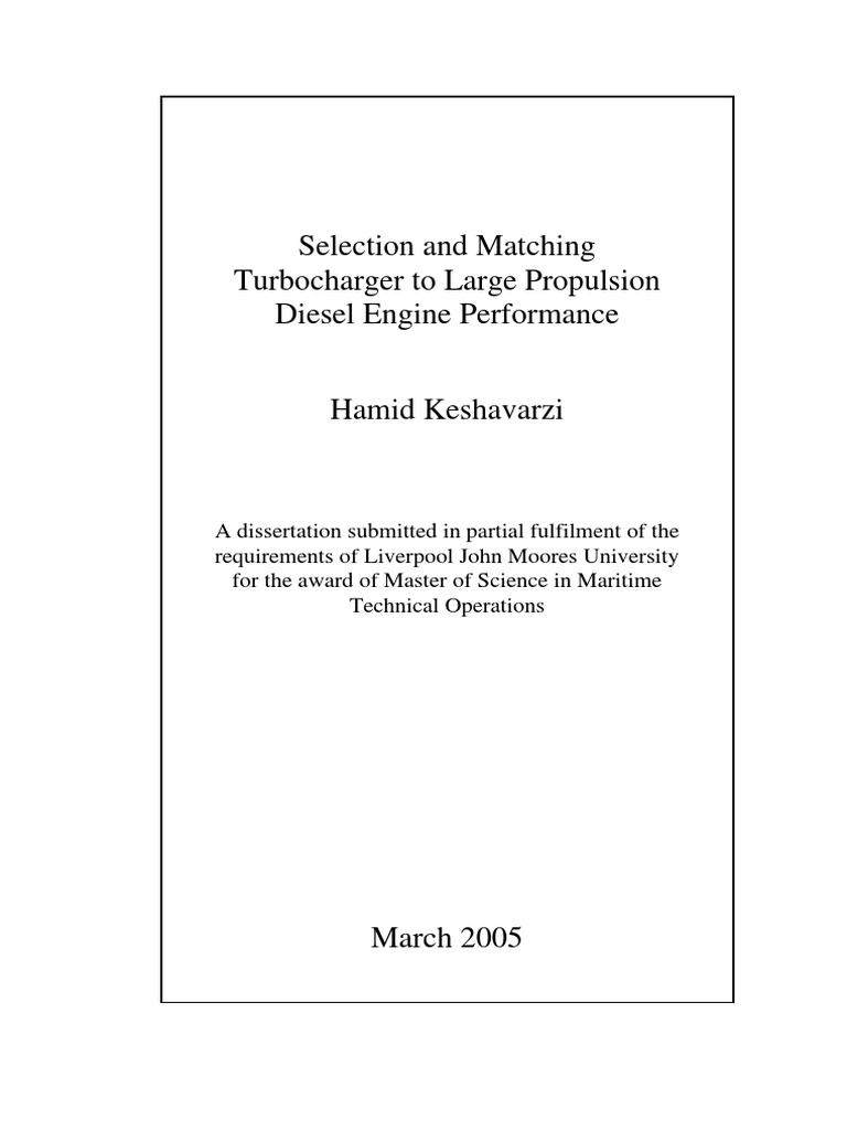 Turbocharger | PDF | Internal Combustion Engine | Diesel Engine