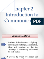 Introduction To Communication