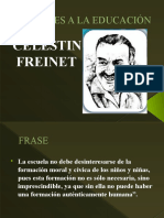 CELESTIN FREINET Aporte A La Educación