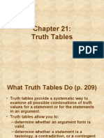 Lecture Truth Table