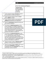 IR Checklist