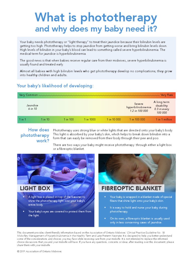 WhenyourbabyneedsphototherapyEnglish PDF Midwife Breastfeeding