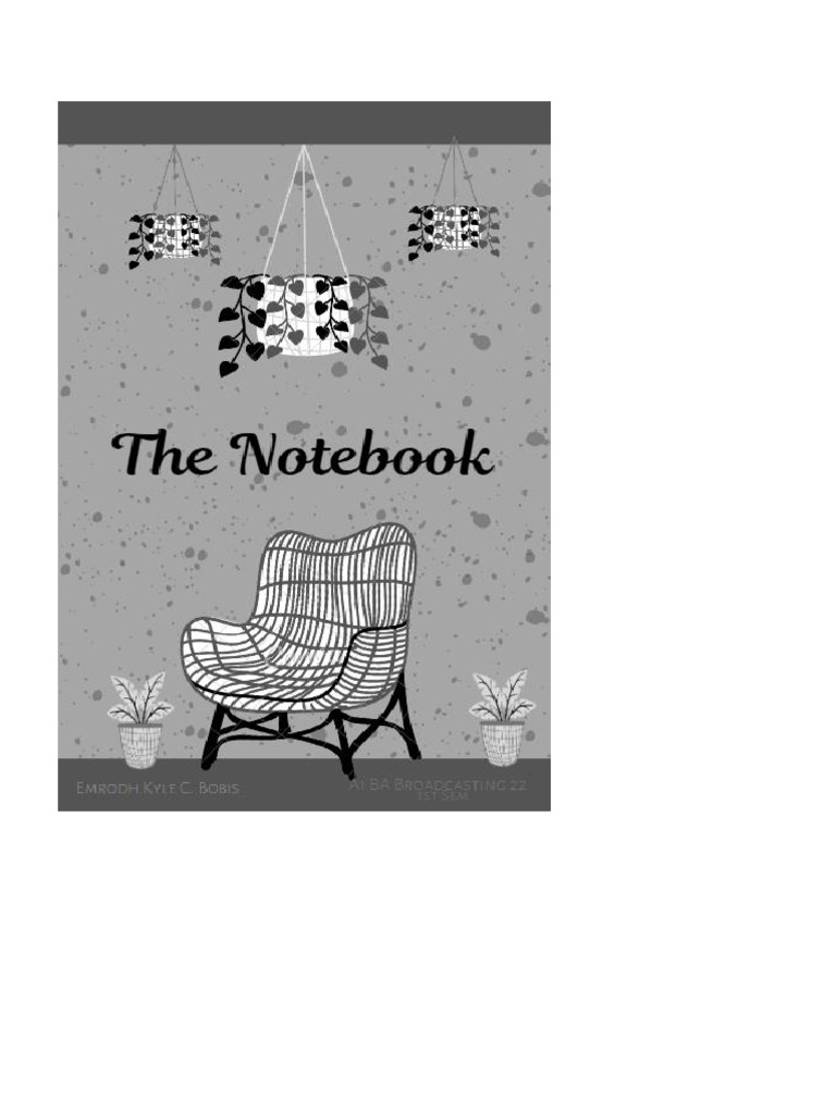 Notebook Cover PDF