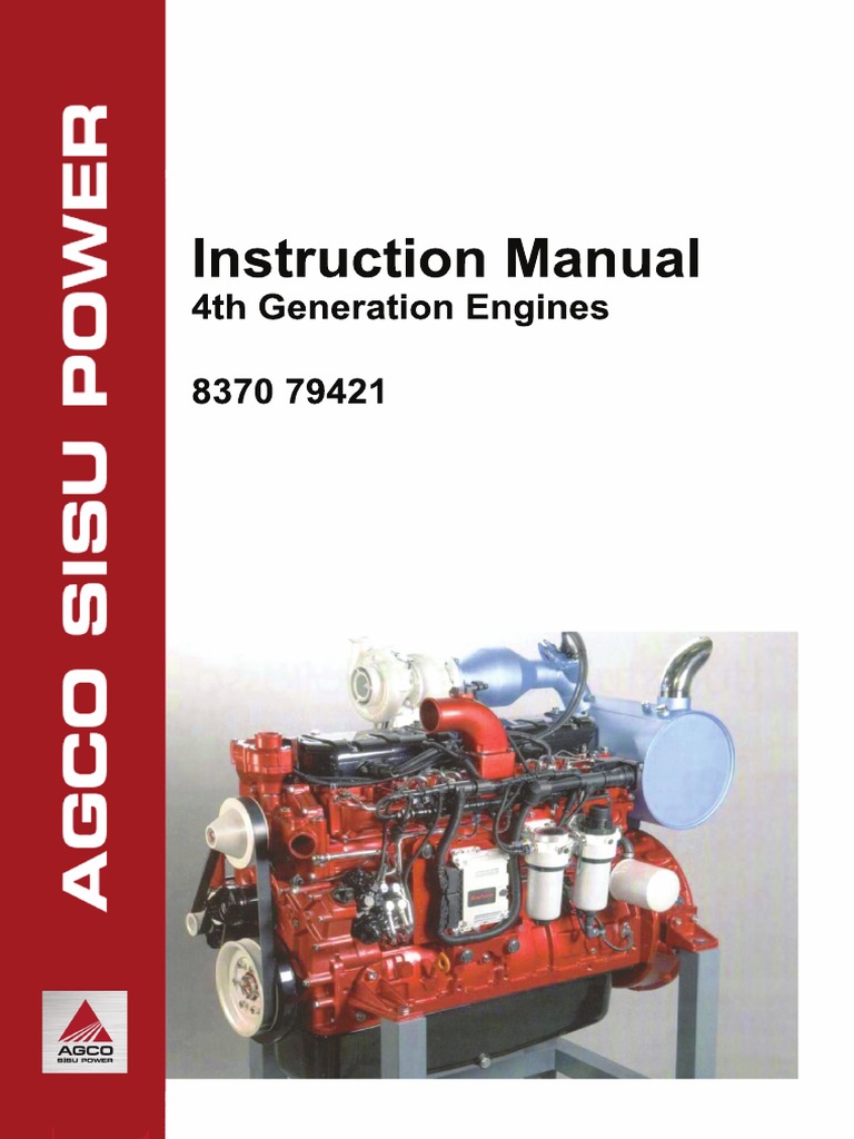 AGCO SISU Power 4th Gen Engine Manual | PDF | Turbocharger | Engines