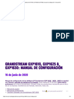 Grandstream GXP1610, GXP1625 & GXP1630 - Manual de Configuración - Enreach ES