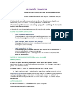 La Función Financiera e Inversion (Dos Temas)