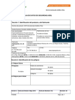 Hoja de Seguridad Desengrasante