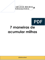 Resumo Live - 7 Maneiras de Acumular Milhas