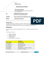 Informe SI Chosica #2018 - Inspección Mensual de Señalizacion de Seguridad de Las Locomotoras